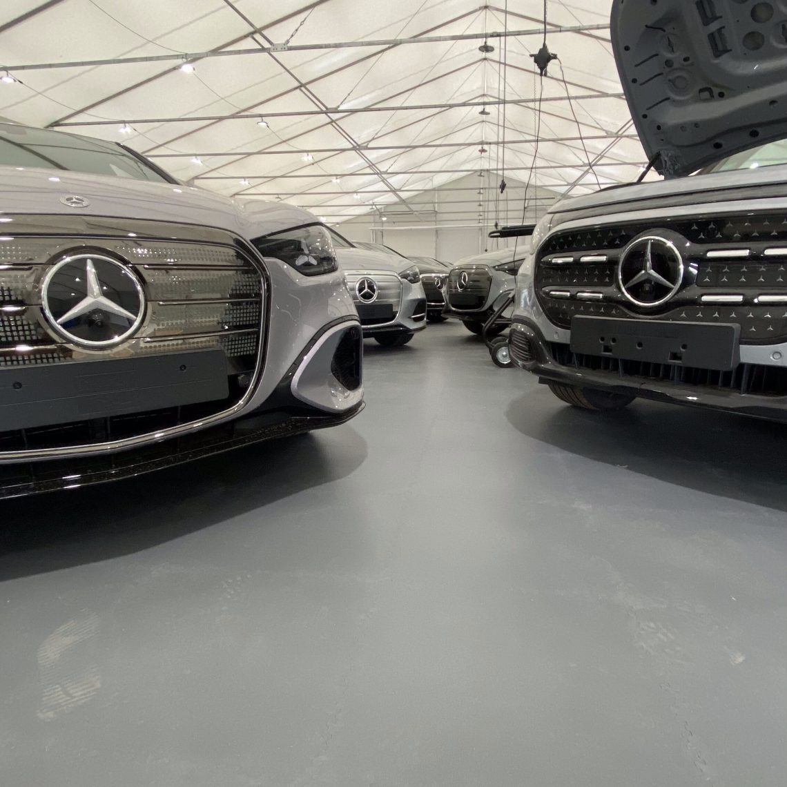 Výrobní hala Mercedes Benz